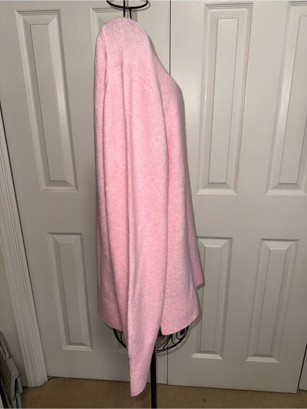 NWT J. Crew Pink Extra-Soft Crewneck Sweater. XL - Picture 4 of 6